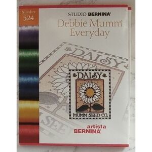 Studio Bernina Debbie Mumm Everyday 524 Artista Embroidery Card A18